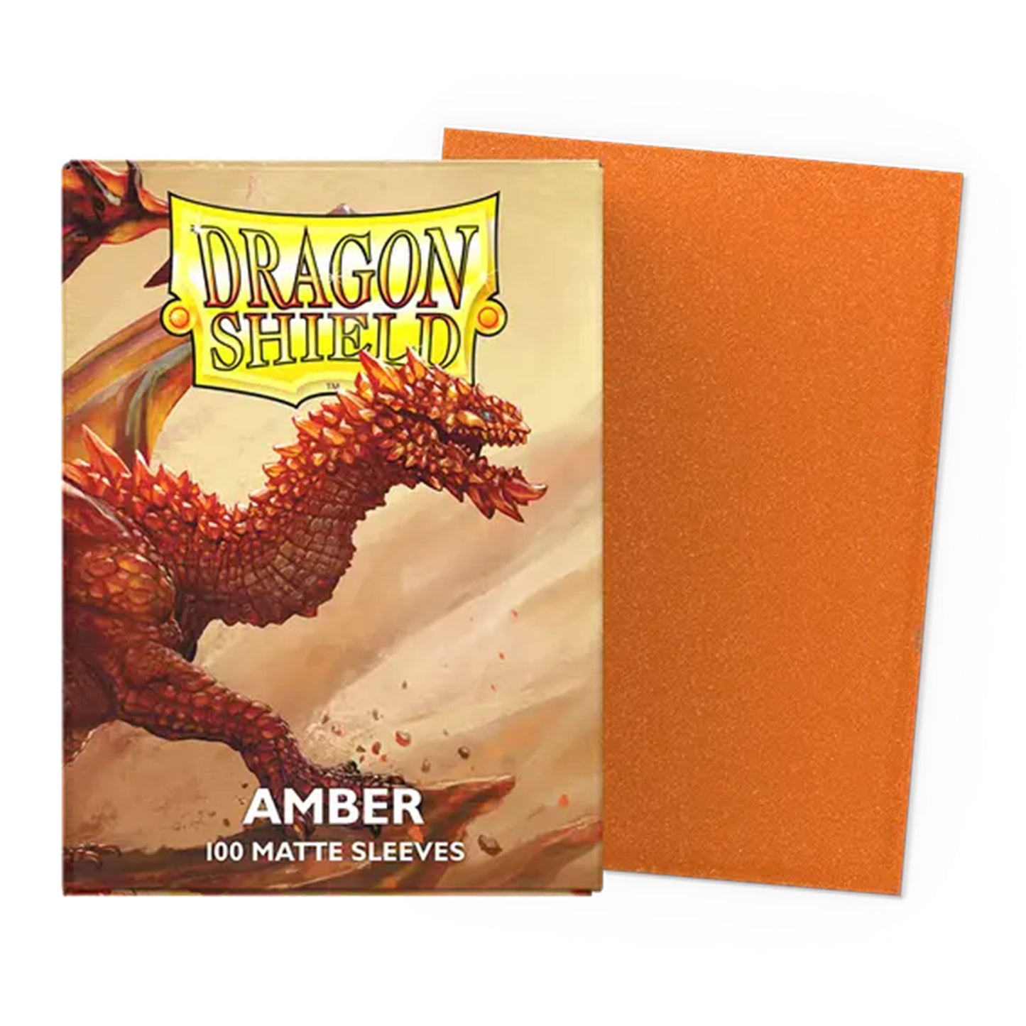 Dragon Shield Card Sleeves: Amber - Matte