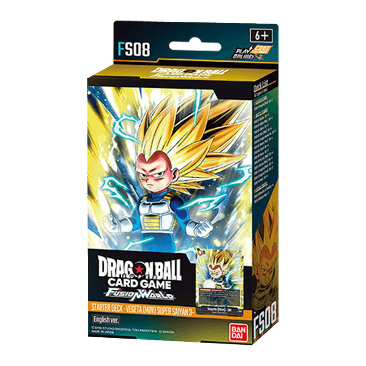 dragon ball super card game starter deck list Fusion World 8: Vegeta (Mini) Super Sai – Luxury Games and Collectibles The Card Game Fusion Yu-Gi-Oh! 1998-1999 Japanese Bandai Quantity:Display tcg_inserts