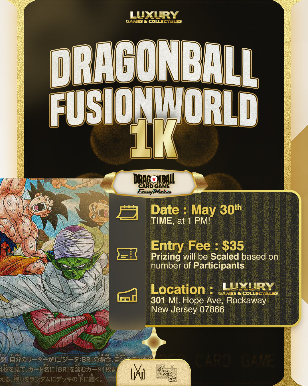 Dragonball Fusion World 1K May 30th