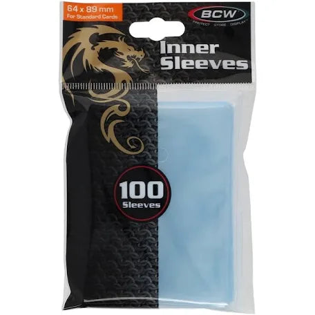 Inner Sleeves Standard - Clear (100-Pack)