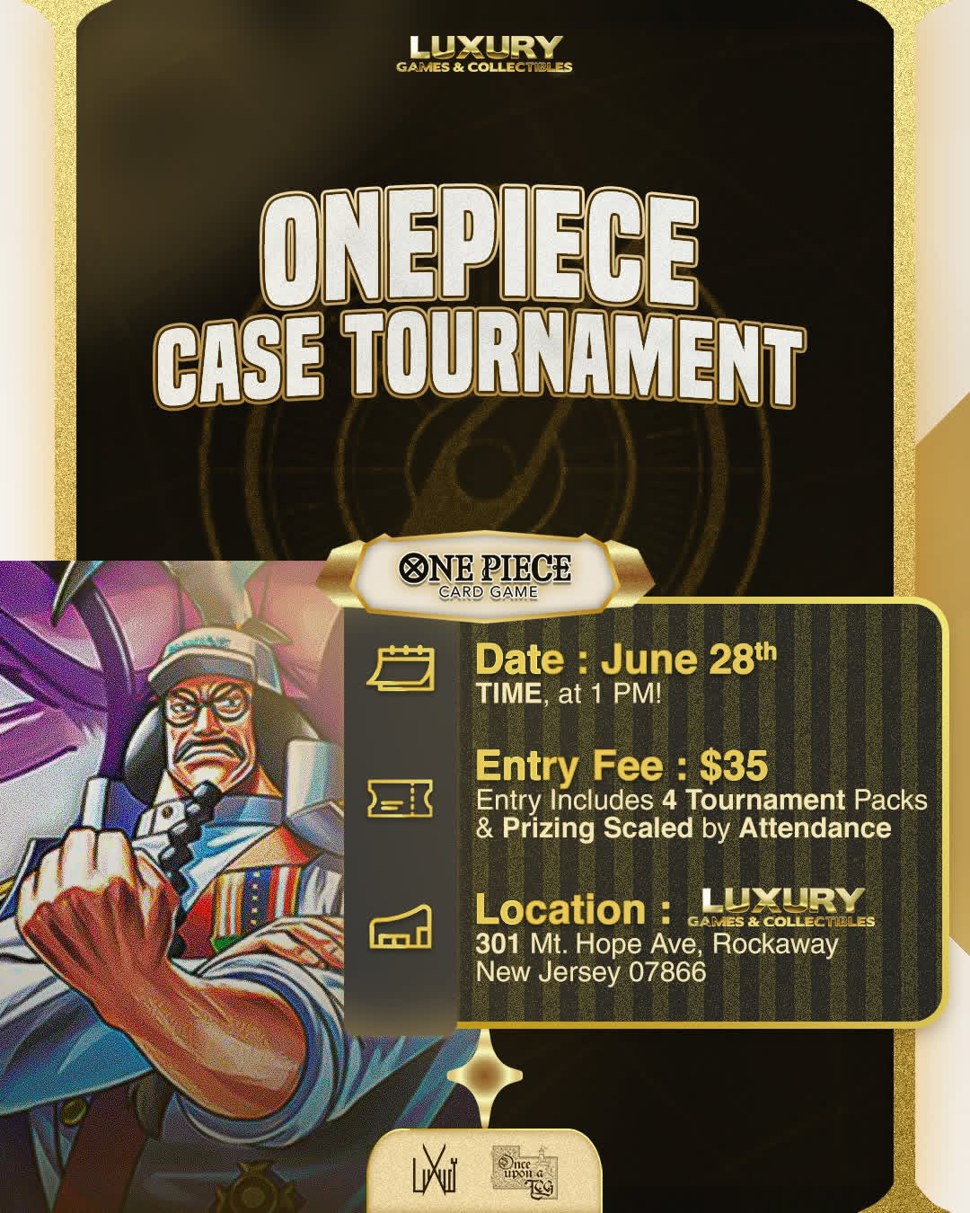 One Piece Case Tournament Entry