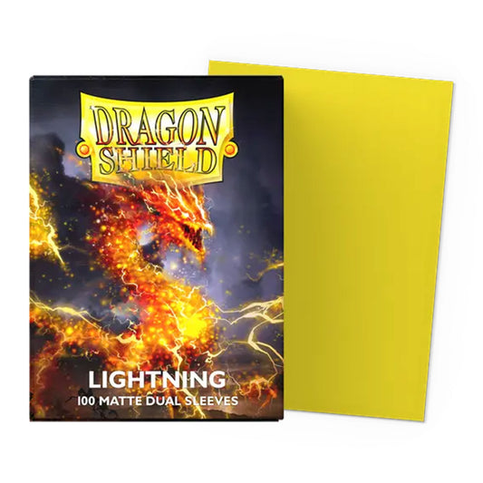 Dragon Shield Card Sleeves: Lightning - Matte Dual