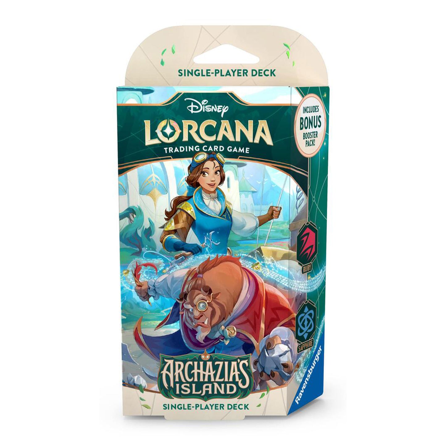 Disney Lorcana Starter Deck: Archazia's Island (Ruby & Sapphire)