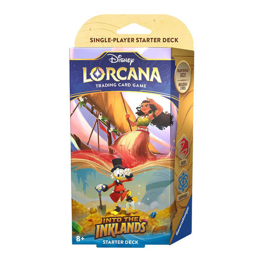 Disney Lorcana Starter Deck: Into the Inklands (Ruby & Sapphire)
