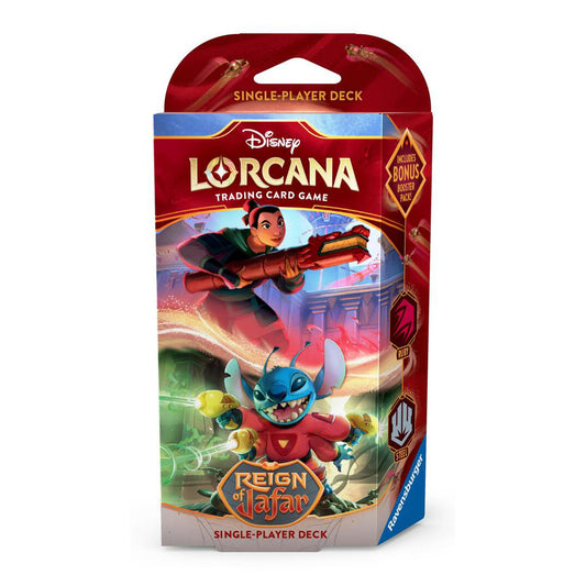 Disney Lorcana Starter Deck: Reign of Jafar (Ruby & Steel)