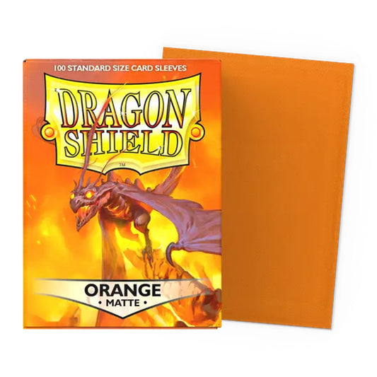 Dragon Shield Card Sleeves: Orange - Matte