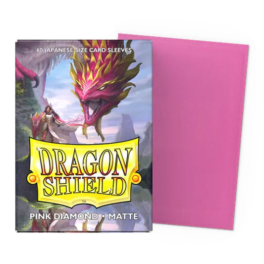 Dragon Shield Card Sleeves: Pink Diamond - Matte - Japanese