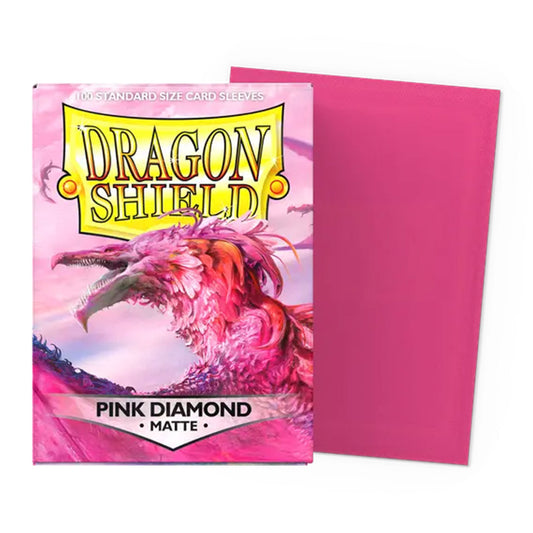 Dragon Shield Card Sleeves: Pink Diamond - Matte