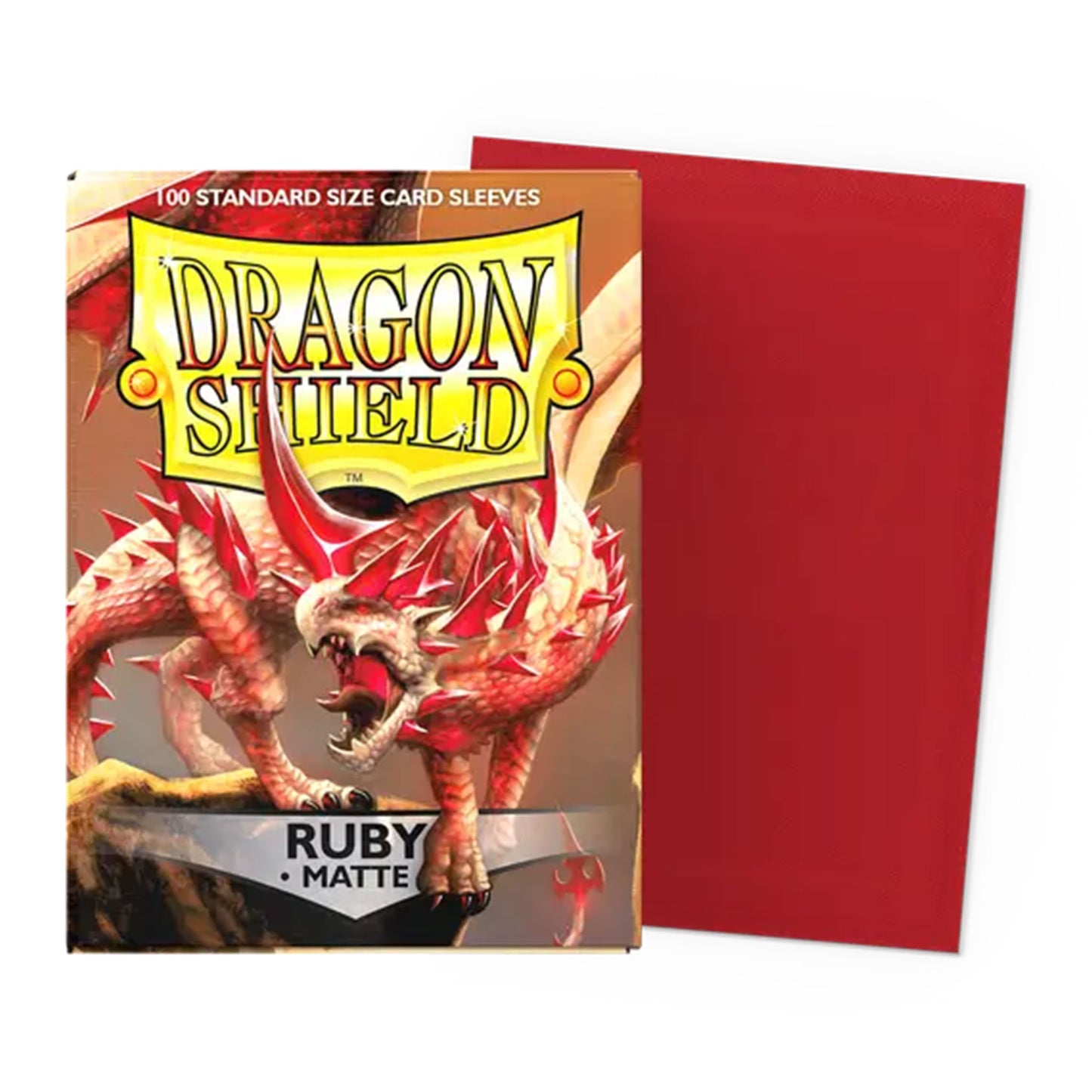 Dragon Shield Card Sleeves: Ruby - Matte