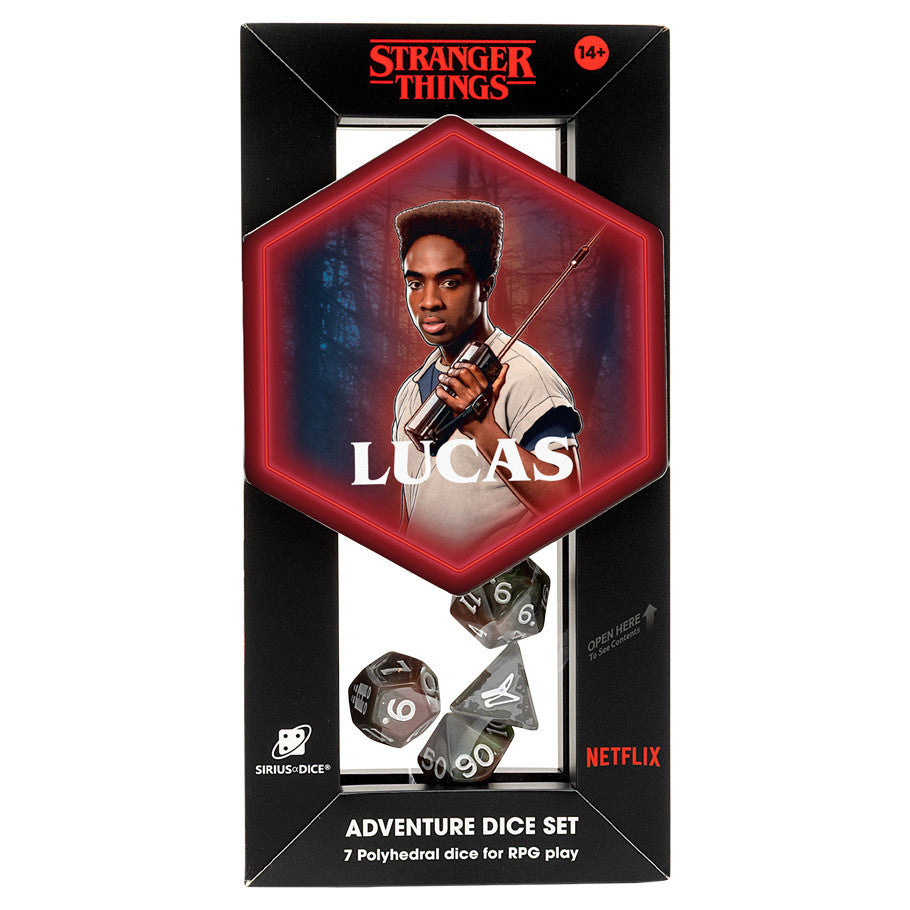 7-Set Stranger Things Adventure Dice: Lucas