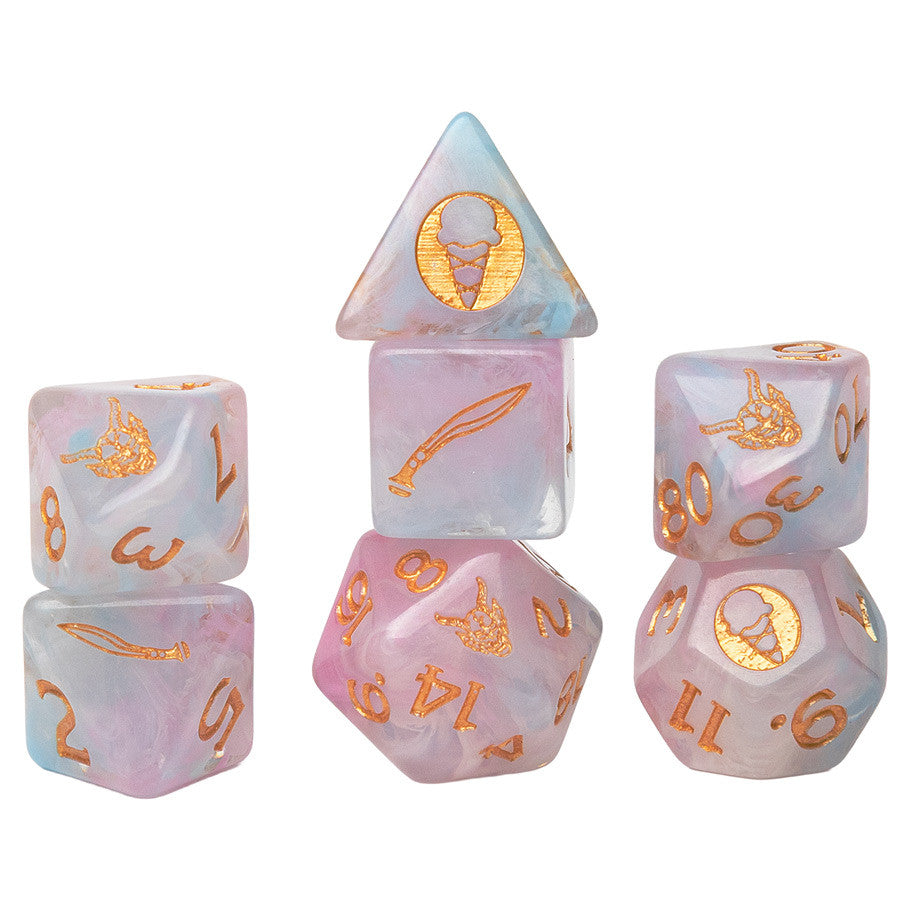 7-Set Stranger Things Adventure Dice: Erica