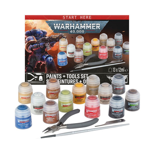 Warhammer 40,000: Paint + Tools set