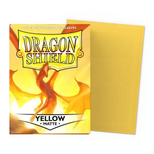 Dragon Shield Card Sleeves: Yellow - Matte