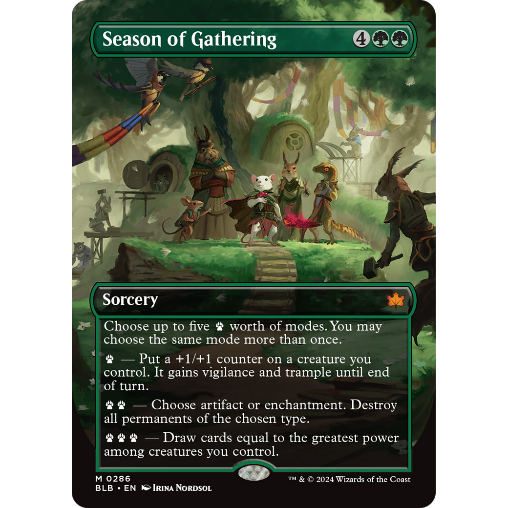 Season of Gathering (Borderless) [Bloomburrow]