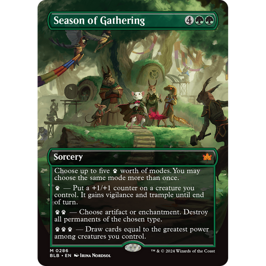 Season of Gathering (Borderless) [Bloomburrow]