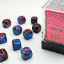 gemini black starlight red 12 mm Dice Block (36 dice)