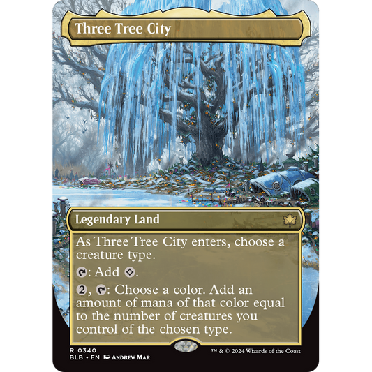 Three Tree City (Borderless) (0340) [Bloomburrow]