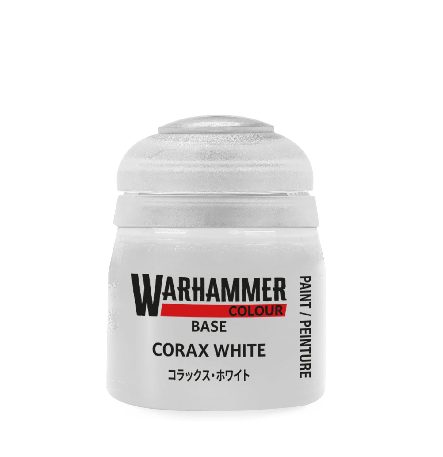 Warhammer Base Paint: Corax White 12ML 6 Count
