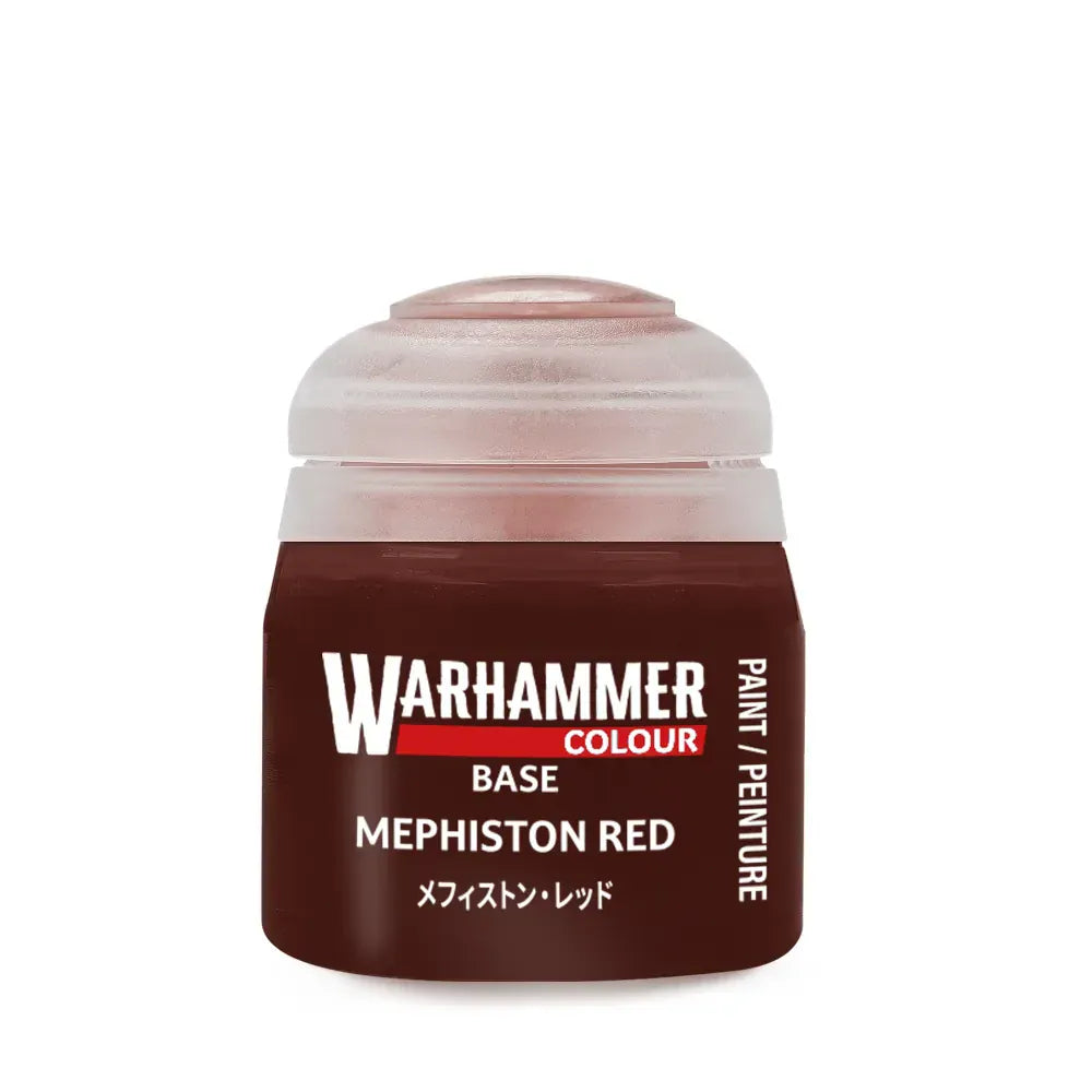 Warhammer Base Paint: Mephiston Red 12ML 6 Count