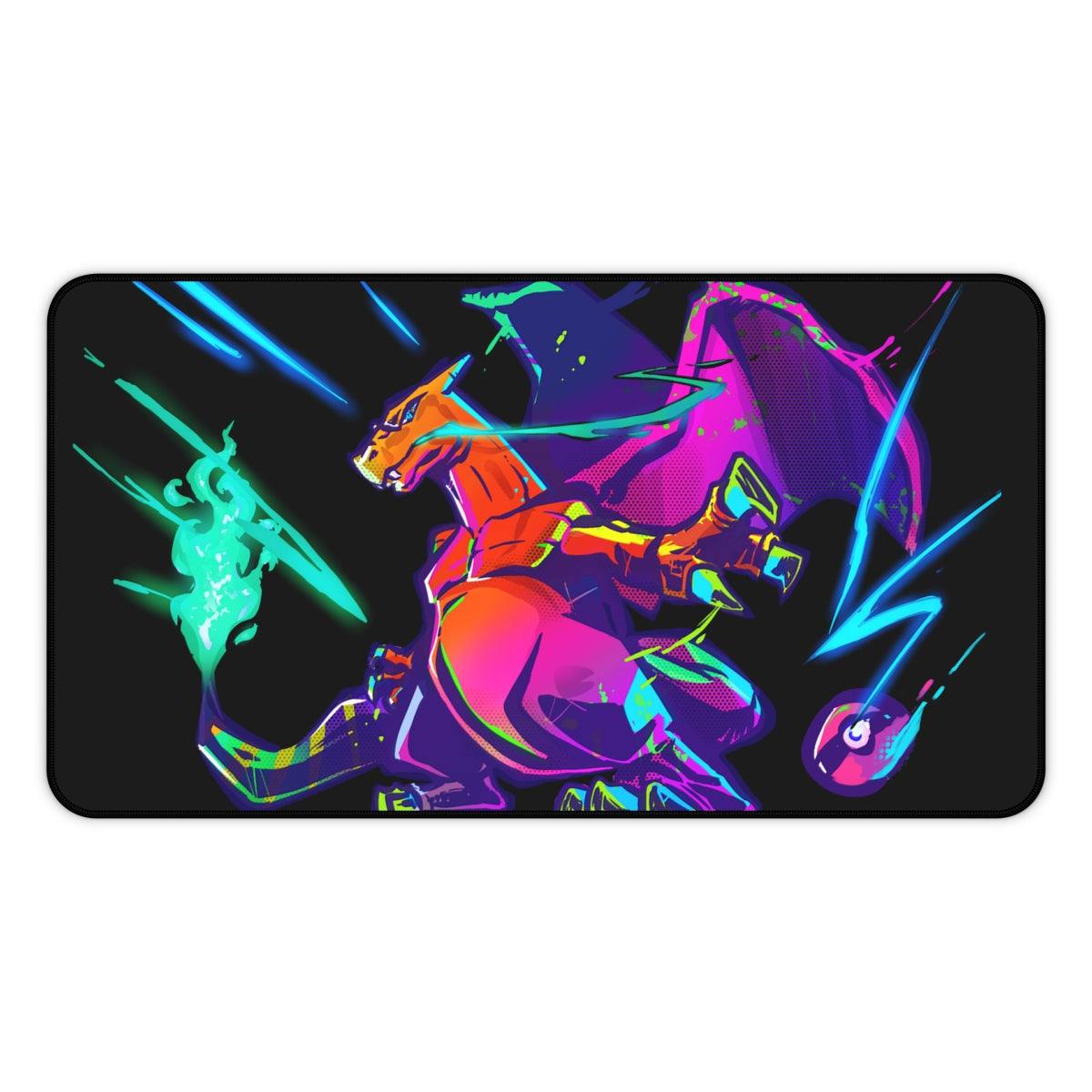 Neon Charizard Play Mat