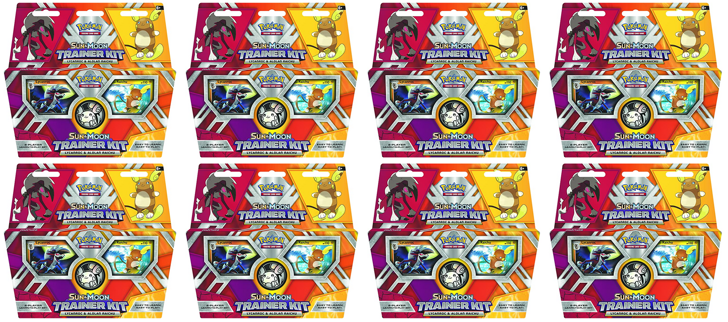 Sun & Moon - Trainer Kit Case (Lycanroc & Alolan Raichu)