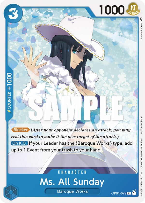 Ms. All Sunday (Promotion Pack 2023) [One Piece Promotion Cards]