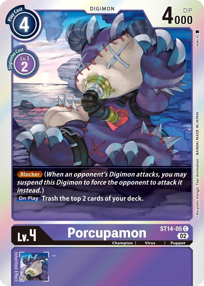 Porcupamon [ST14-05] [Starter Deck: Beelzemon Advanced Deck Set]